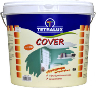 Tetralux Cover Plastic Anti-Mildew Watercolor Paint for Interior Use White 9lt