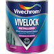 Vivechrom Αντισκωριακό Χρώμα Vivelock 0.75lt Χρυσό Μεταλιζέ