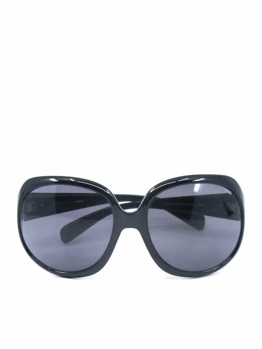 Sting Women's Sunglasses with Black Plastic Frame and Black Lens 6375S 0Z42