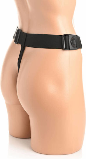 XR Bum-Tastic Silicone Πρωκτική Σφήνα με Δυνατότητα Ασύρματης Λειτουργίας και Δόνηση Μαύρη