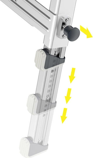 Hailo Ladder Attachments Platform for Ladders TP1 from Aluminum 9940001 1pcs