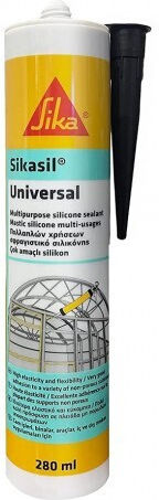 Sika Sikasil Universal Sealant Silicone Black 280ml