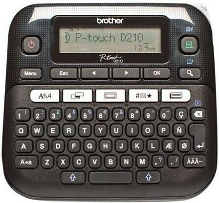 Brother PT-D210 Electronic 1 Row Portable Label Maker Black