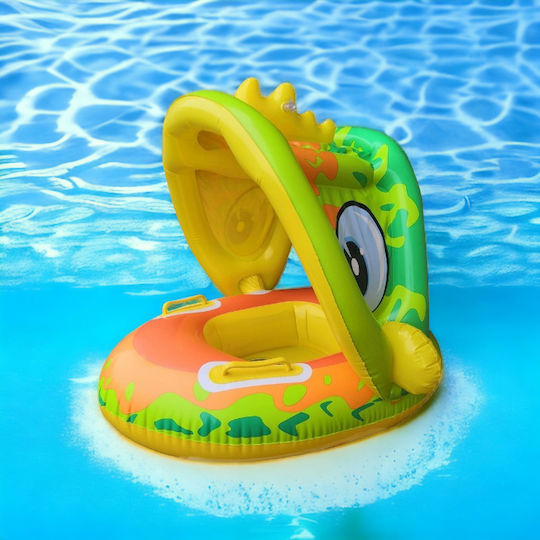 Kids Swim Trainers with Length 70cm and Sunshade Dinosaur