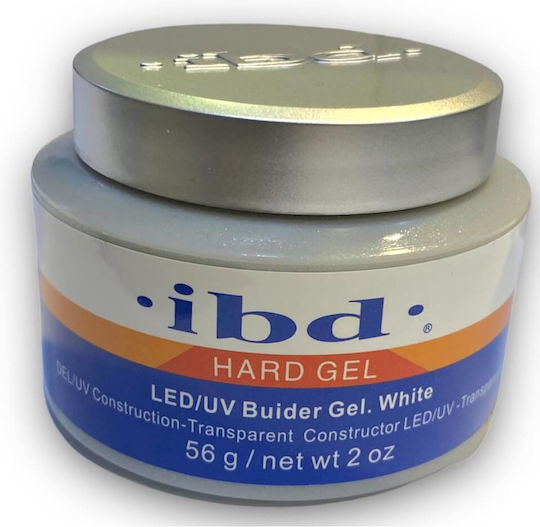 IBD Hard Gel Builder Gel Νυχιών Λευκό 56gr