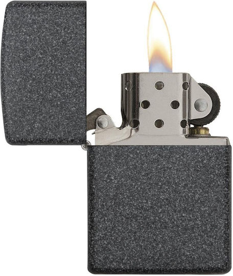 Zippo Regulärer Winddichter Feuerzeug Flamme Iron Stone