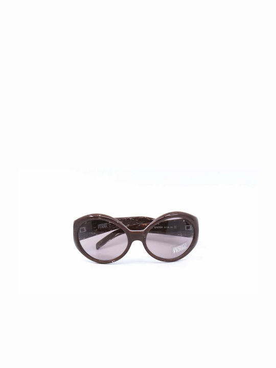 Gianfranco Ferre Women's Sunglasses with Brown Plastic Frame and Pink Lens GF675 04