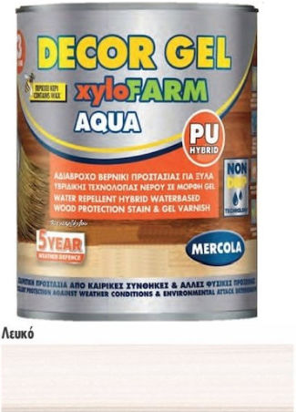 Mercola Decor Xylofarm Aqua Gel Lac de impregnare pentru apa Alb Satin 2.5lt