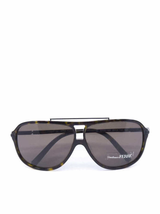 Gianfranco Ferre Unisex Sunglasses with Brown Tartaruga Plastic Frame and Brown Lens GF921 02