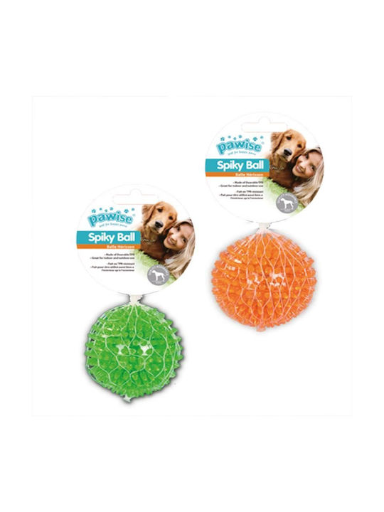Pawise Spiky Plastic Dog Toy Ball Large Green