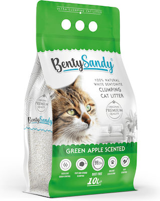 Bentysandy Άμμος Γάτας Green Apple Clumping 10lt