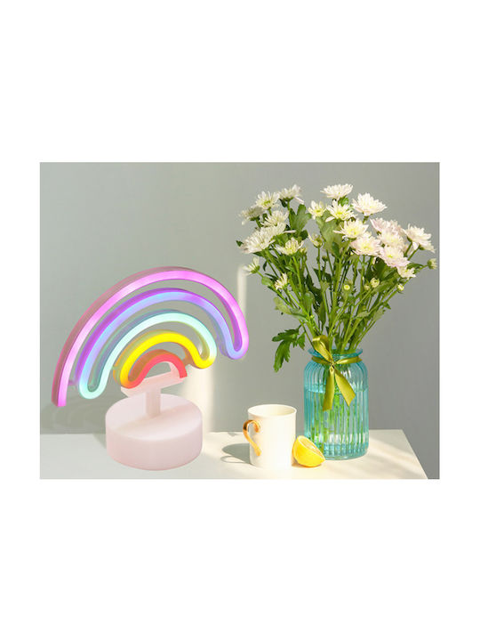 Table Decorative Lamp Neon Battery Multicolour