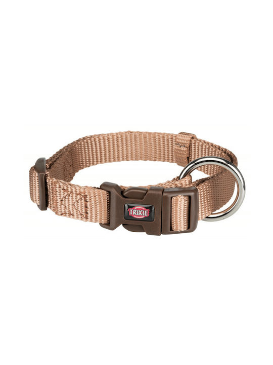 Trixie Premium Dog Collar in Beige color Collar L/XL 40-65cm/25mm Dark Large / XLarge