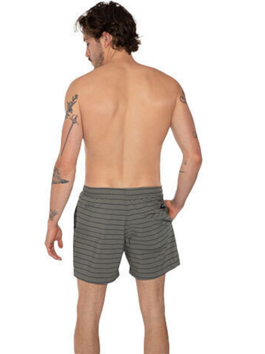 Protest Men's Swimwear Shorts Gray Striped