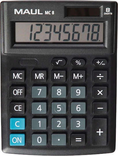 Maul Calculator 8 Digits in Black Color 1pcs