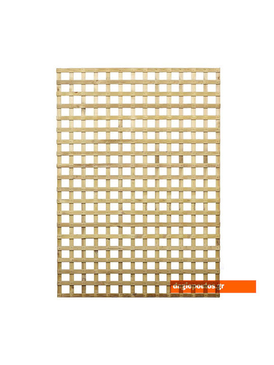 Καφασωτό Κήπου 5634 από Ξύλο 150x180cm Καφέ 6-52-3598740056342