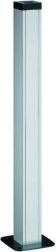 Hager Tehalit Floor Cable Channel Aluminum Mini Column Single Side 700mm Silver 0.7m