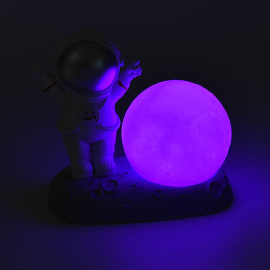 Dekorative Lampe Astronaut Gray