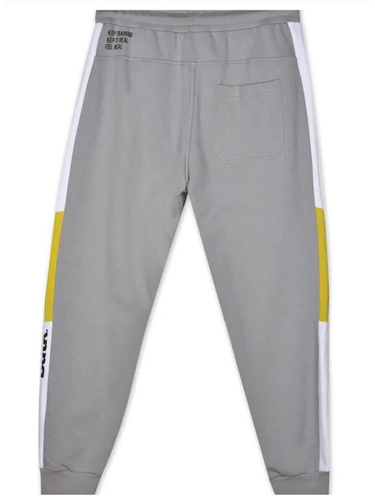 BodyTalk Men's Sweatpants with Rubber Gray