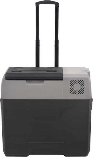 vidaXL Φορητό Ψυγείο 50lt 12V Μαύρο