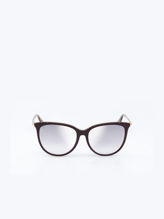 Marc Jacobs Sonnenbrillen mit Burgundisch Rahmen und Silber Spiegel Linse MARC257FS LHFNO