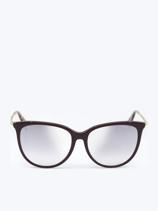 Marc Jacobs Γυαλιά Ηλίου Μπορντό με Mixed Σκελετό Marc Jacobs Γυαλιά Ηλίου Μπορντό με Mixed Σκελετό