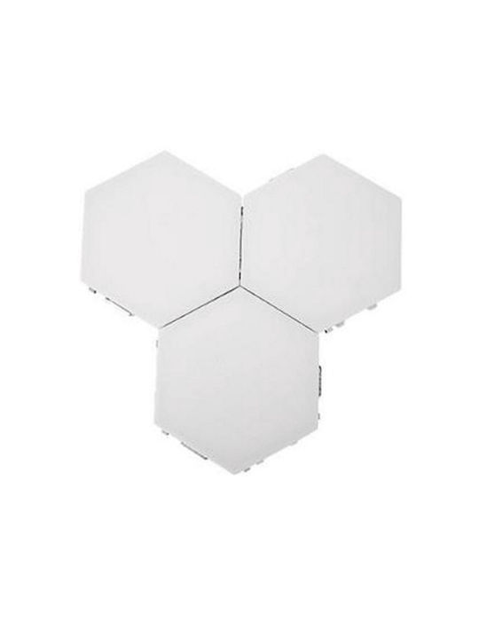 Lustră Decorativă Hexagon Alb 20buc