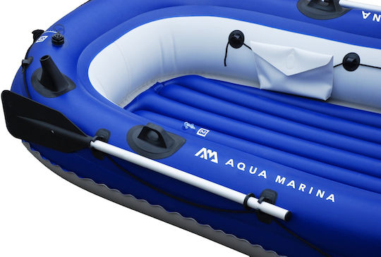 Aqua Marina Wild River Φουσκωτή Βάρκα 3 Ατόμων Μπλε με Κουπιά 283x152εκ.