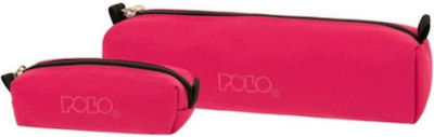 Polo Pencil Case Barrel with 1 Compartment Fuchsia