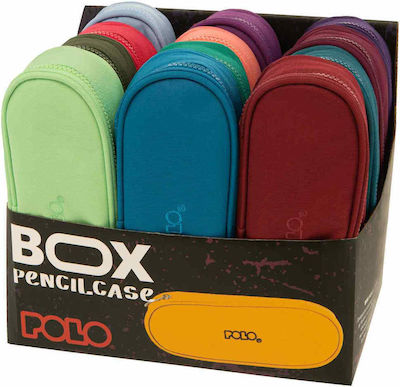 Polo Pencil Case Barrel with 1 Compartment Purple