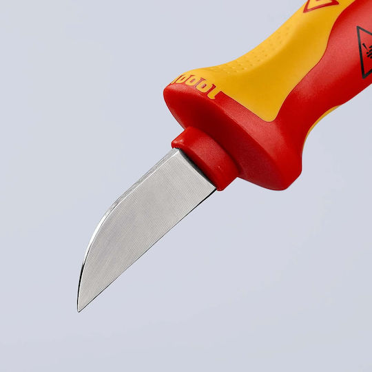 Knipex Cable Stripper Sharpener with Cutter and 180mm Length Knife 1000V 50mm
