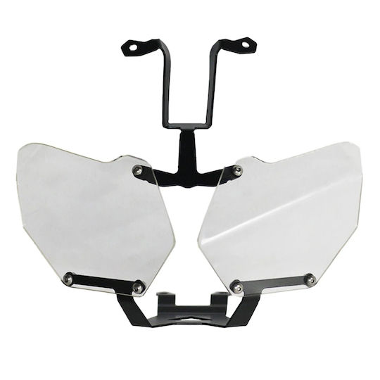 GP Kompozit GPK Motorcycle Headlight Protector Honda Africa Twin CRF1000L Black