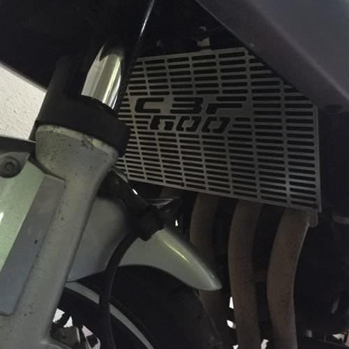 GP Kompozit GPK Προστατευτικό Ψυγείου Μοτοσυκλέτας Honda CBF 600 Μαύρο