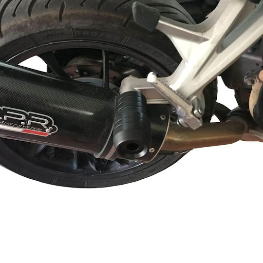GP Kompozit GPK Motorrad-Auspuffschutz Honda VFR Schwarz