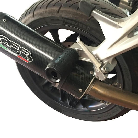 GP Kompozit GPK Motorrad-Auspuffschutz Honda VFR Schwarz