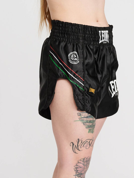 Leone 1947 Flag Men's Kick/Thai Boxing Shorts Black