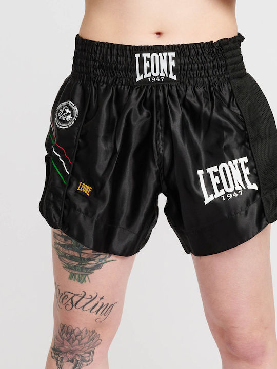 Leone 1947 Flag Men's Kick/Thai Boxing Shorts Black
