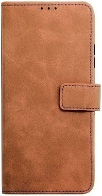 Forcell Tender Synthetic Leather Book Brown (Redmi 12C)