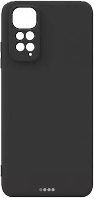 Soft Silicone Back Cover Black (Redmi Note 11 Pro)