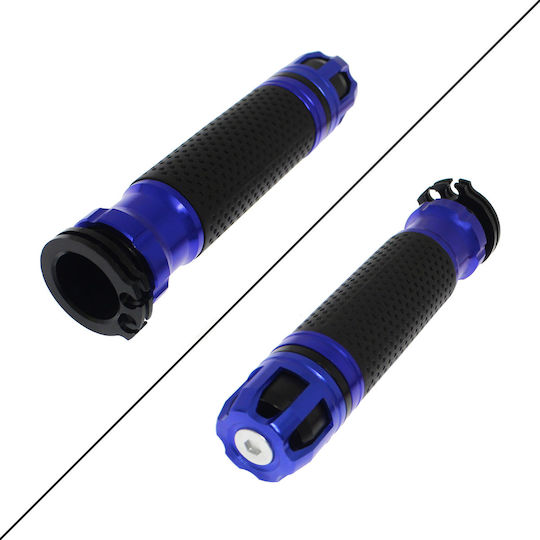Griffe mit Lenkergegengewichten in Blau Farbe