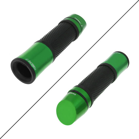 Griffe mit Lenkergegengewichten in Grün Farbe