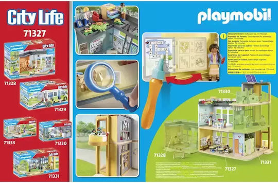 Playmobil Живот в града Училище за 4-10 години
