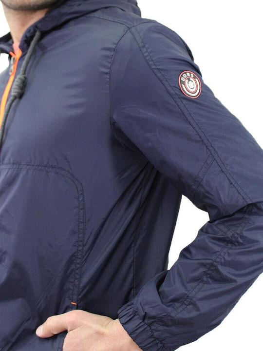 Dors Men's Winter Jacket Waterproof and Windproof Navy Blue