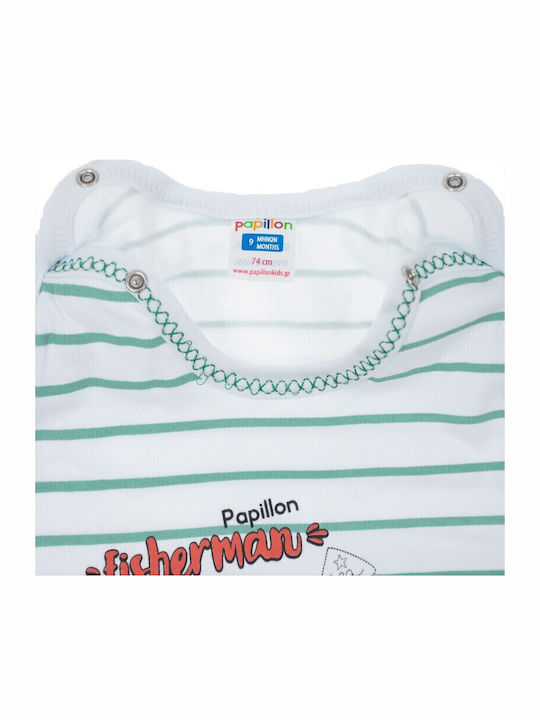 Papillon Kids Mâneca scurta Verde 2buc