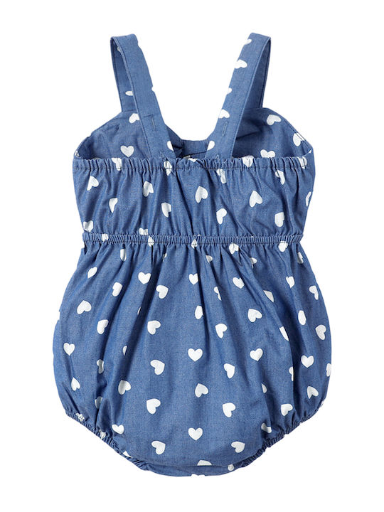 Poulain Baby Bodysuit Set Sleeveless Blue