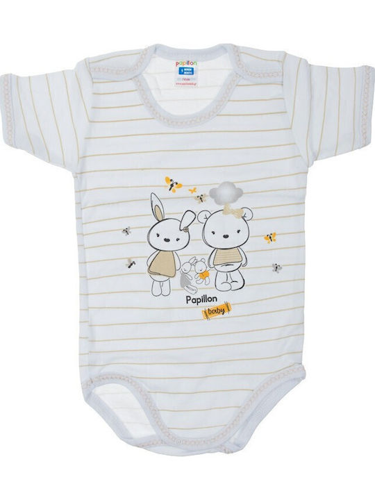 Papillon Kids Beige Bodysuits Set