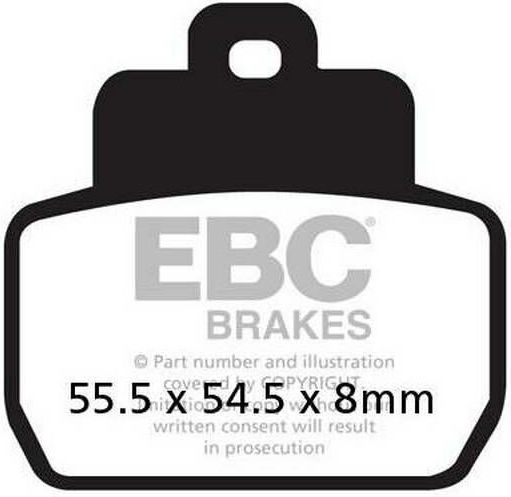 EBC Motorcycle Brake Pads for Piaggio MP3 X8 X9