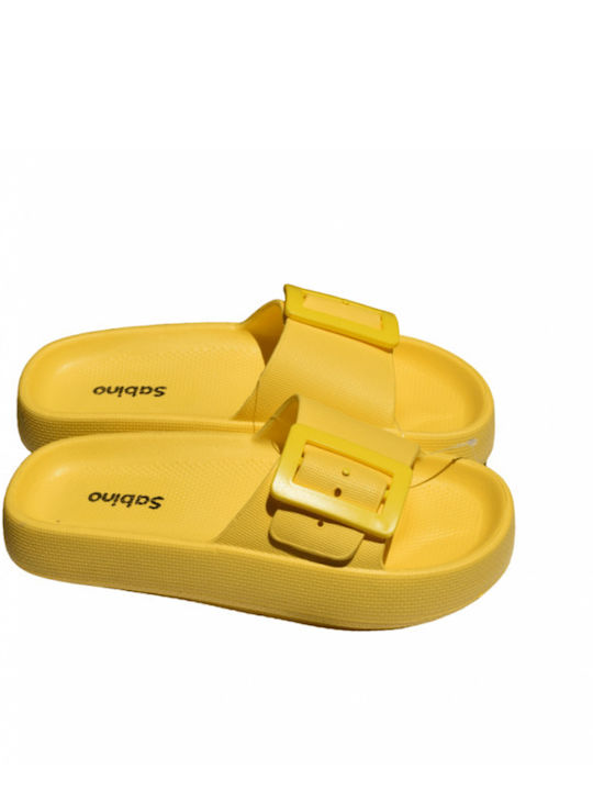 Frauen Flip Flops in Gelb Farbe