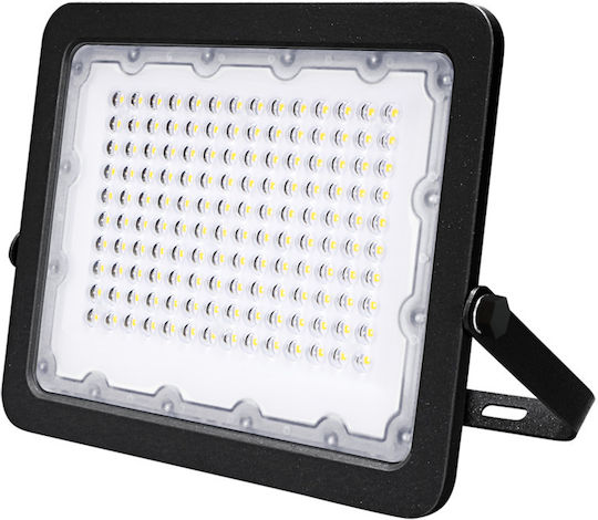 Lumax Στεγανός Προβολέας LED 100W Ψυχρό Λευκό 6000K IP65