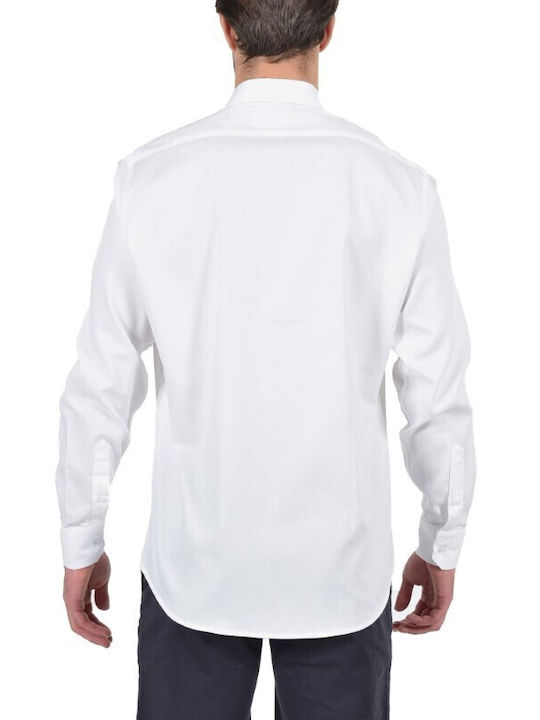 Dors Men's Shirt Long Sleeve Cotton White